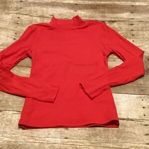 PINK Victoria's Secret Vibrant Red Long Sleeve Top